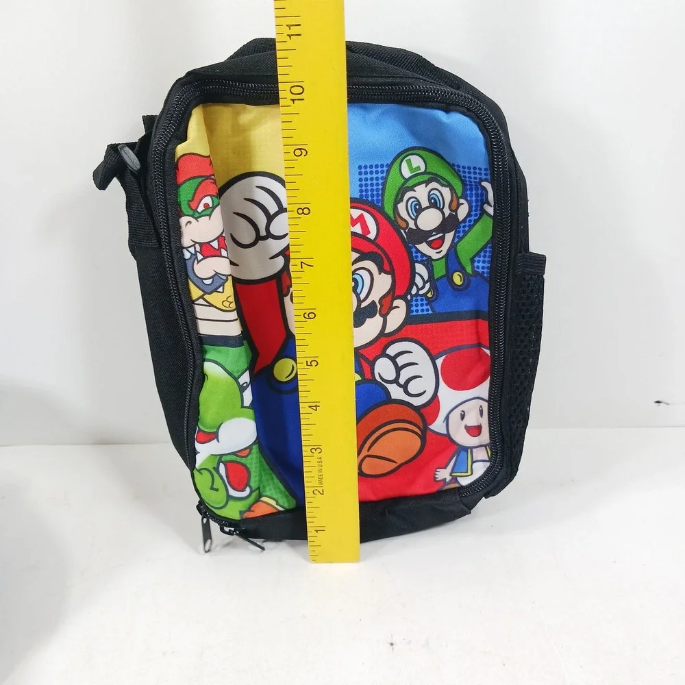 Super Mario Bros 3 Piece Backpack Set Lunch Bag Pencil Case Nintendo Characters